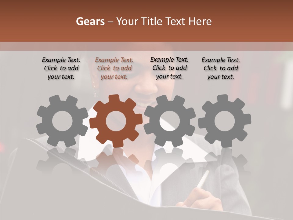 Girl Outdoors Copyspace PowerPoint Template