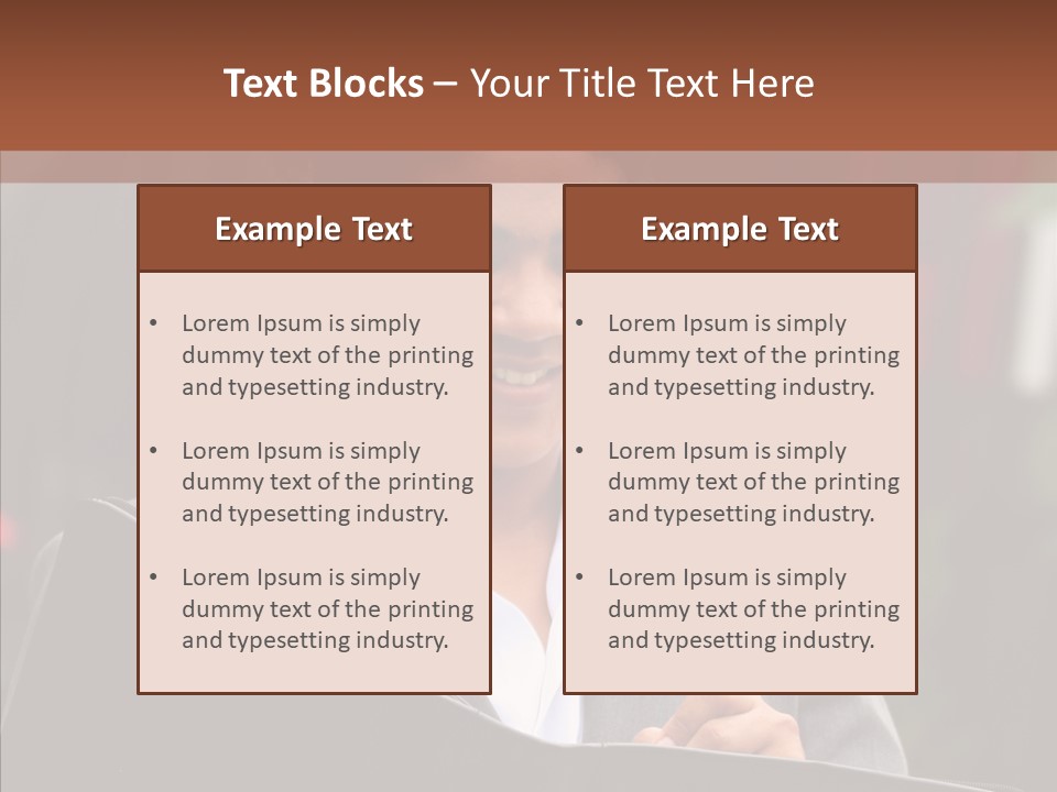 Girl Outdoors Copyspace PowerPoint Template