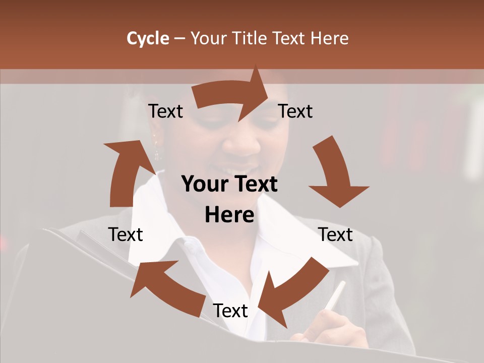 Girl Outdoors Copyspace PowerPoint Template