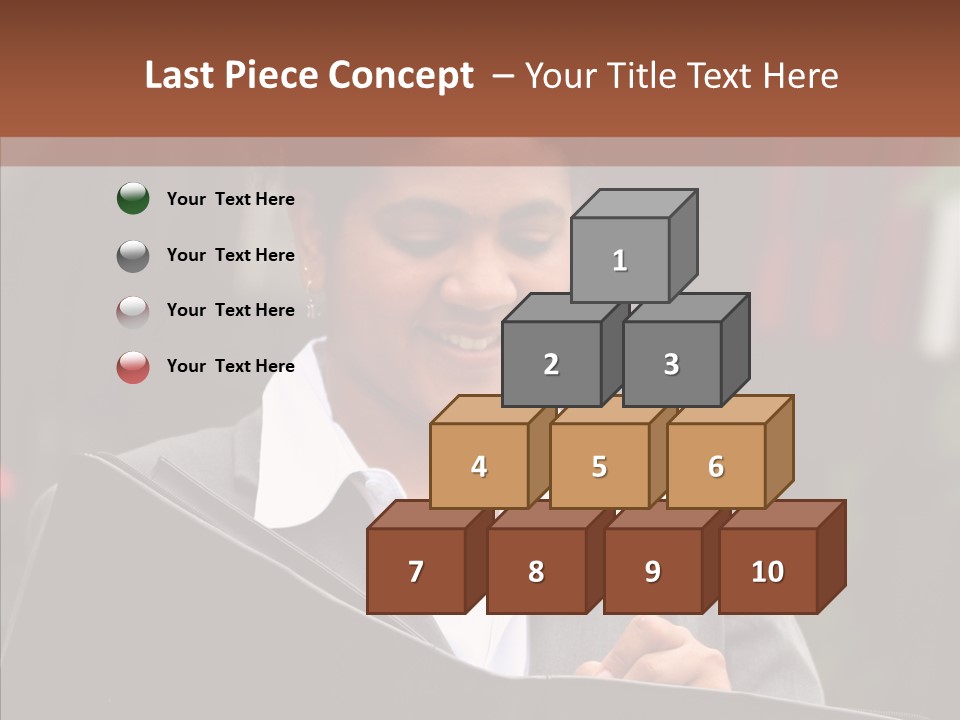 Girl Outdoors Copyspace PowerPoint Template