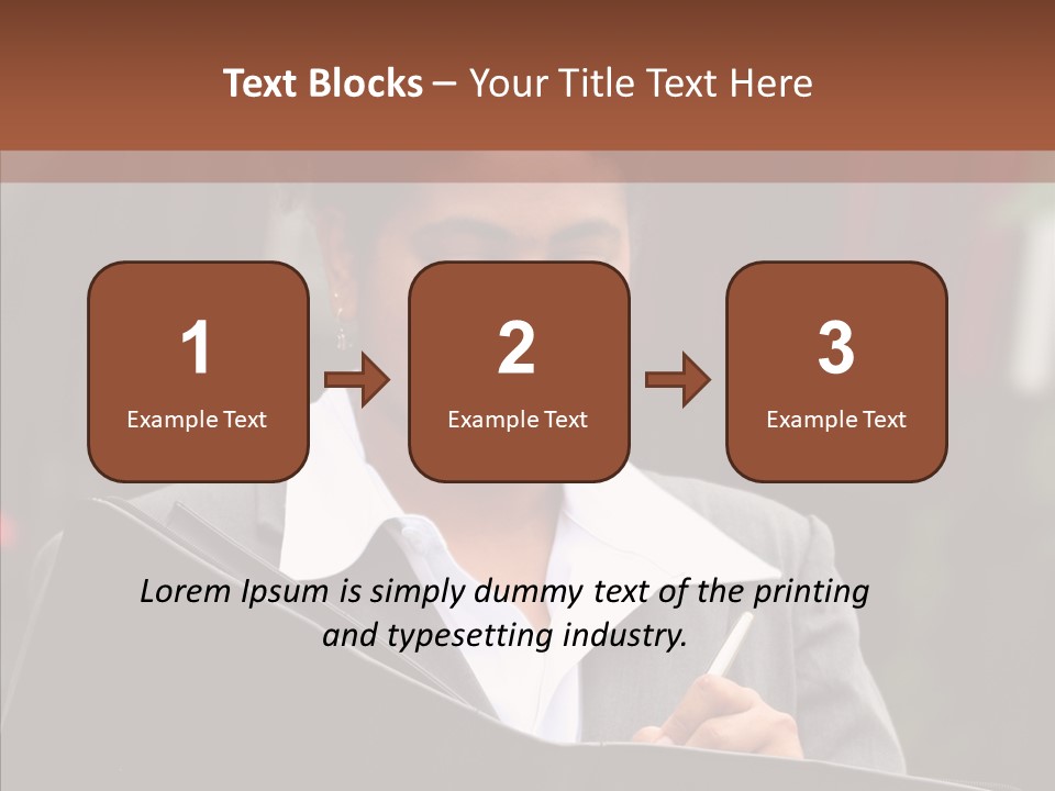 Girl Outdoors Copyspace PowerPoint Template