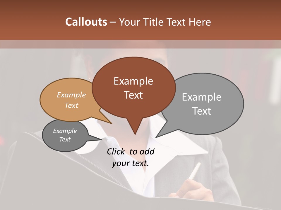 Girl Outdoors Copyspace PowerPoint Template