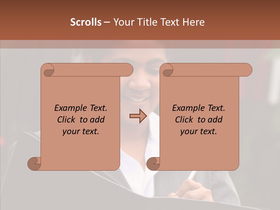 Girl Outdoors Copyspace PowerPoint Template