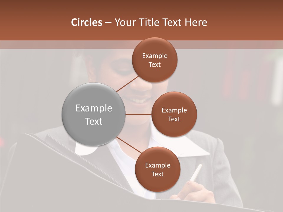 Girl Outdoors Copyspace PowerPoint Template