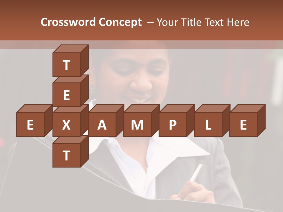 Girl Outdoors Copyspace PowerPoint Template