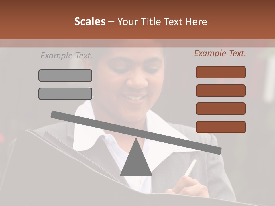 Girl Outdoors Copyspace PowerPoint Template