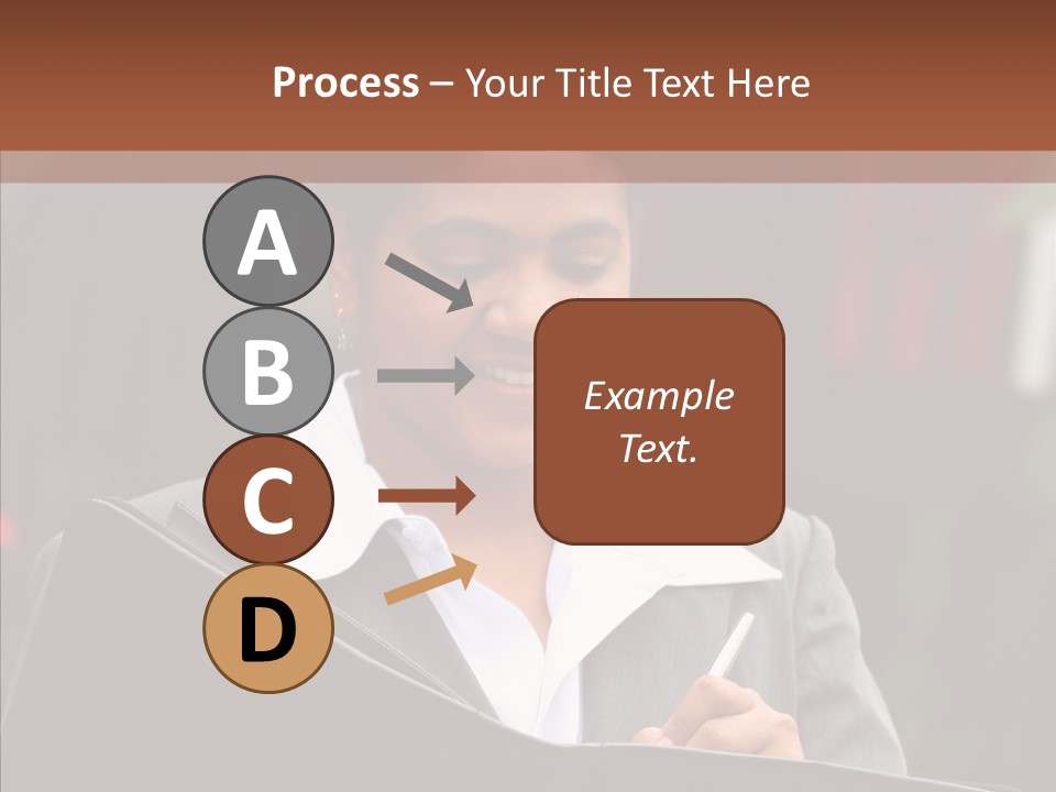 Girl Outdoors Copyspace PowerPoint Template