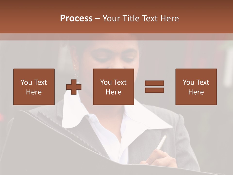 Girl Outdoors Copyspace PowerPoint Template