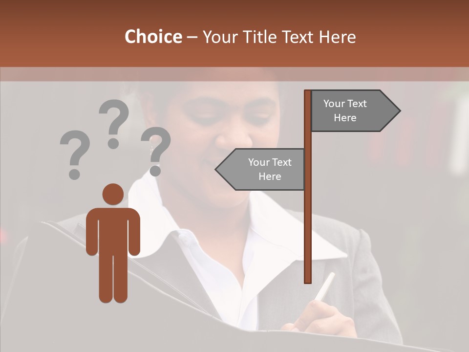 Girl Outdoors Copyspace PowerPoint Template