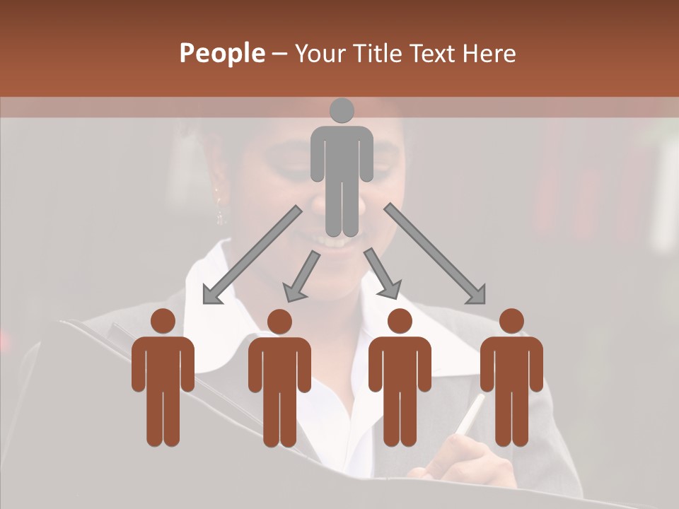 Girl Outdoors Copyspace PowerPoint Template