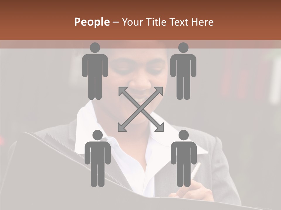 Girl Outdoors Copyspace PowerPoint Template