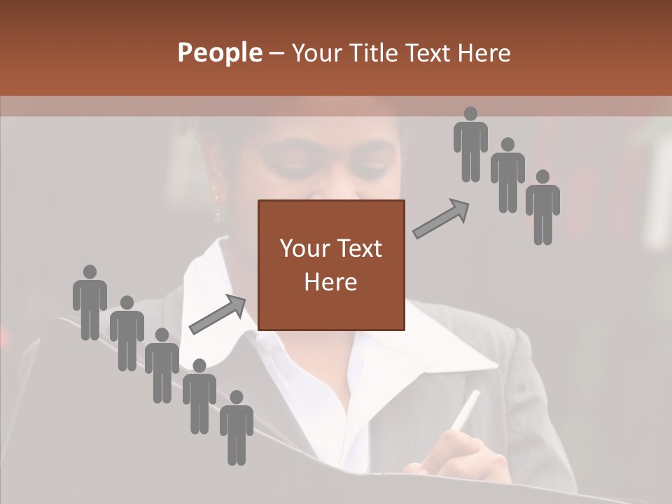 Girl Outdoors Copyspace PowerPoint Template