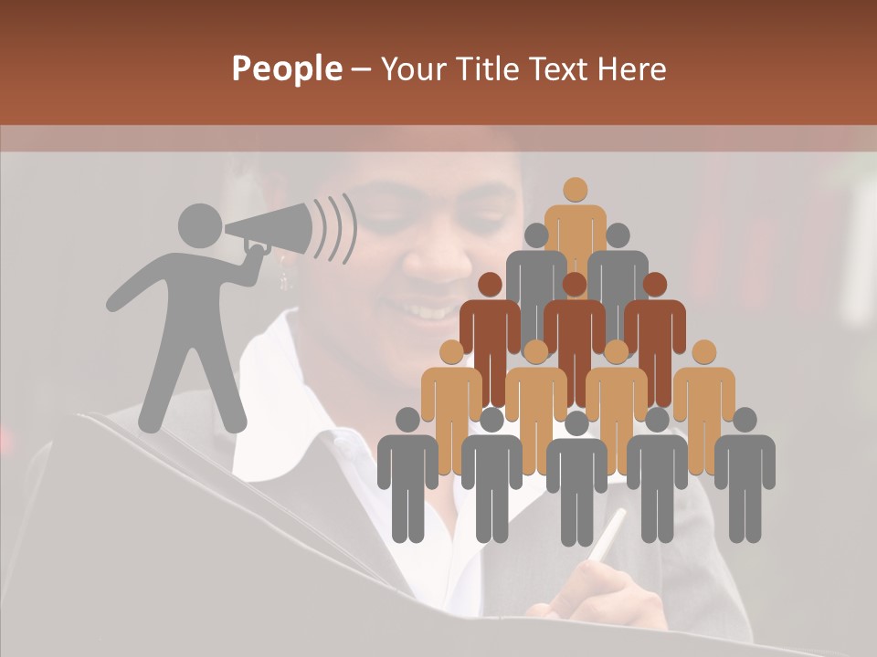 Girl Outdoors Copyspace PowerPoint Template