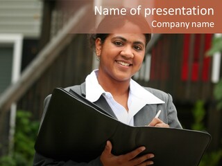 Boss Smile Agent PowerPoint Template