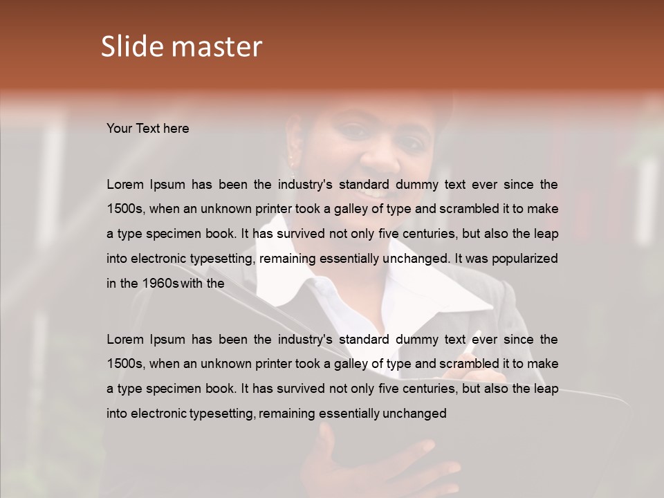 Boss Smile Agent PowerPoint Template