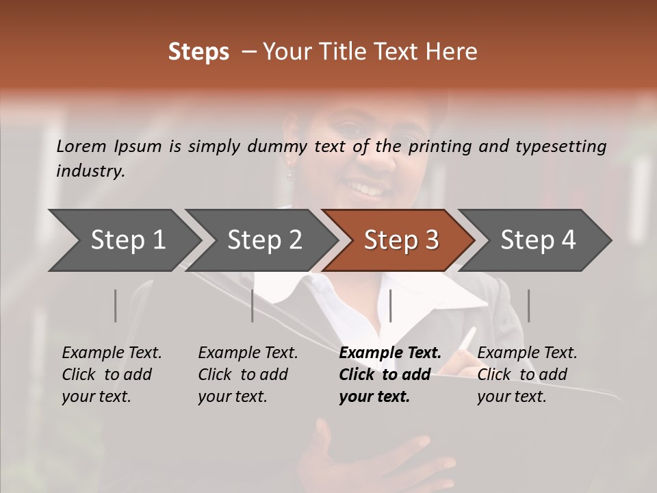 Boss Smile Agent PowerPoint Template