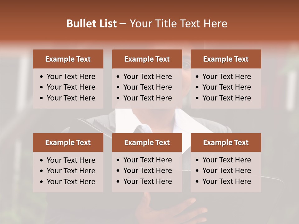 Boss Smile Agent PowerPoint Template