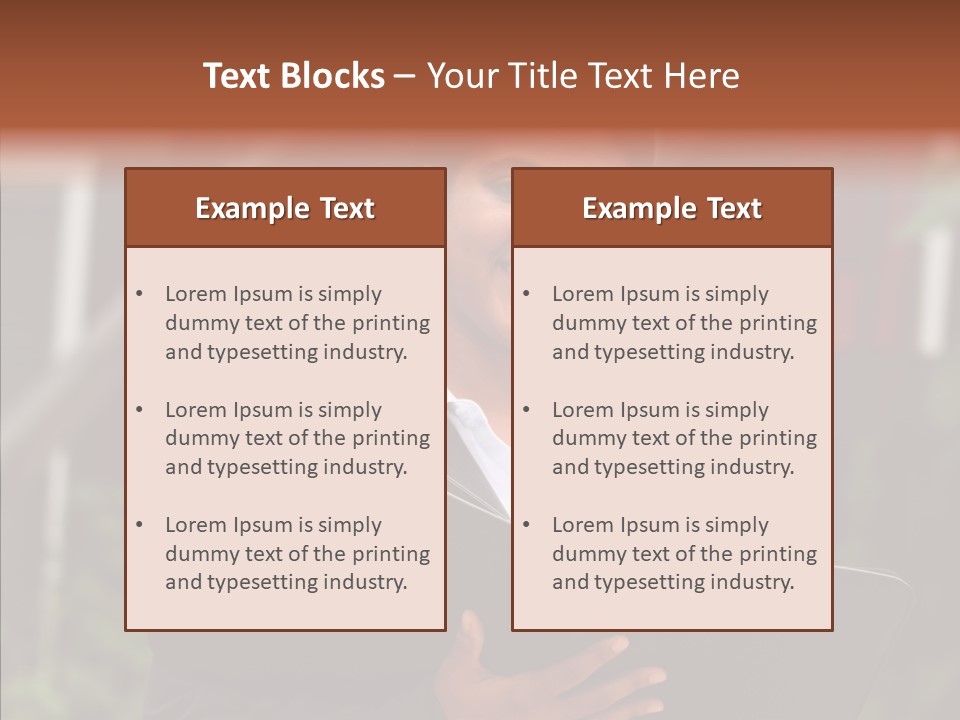 Boss Smile Agent PowerPoint Template