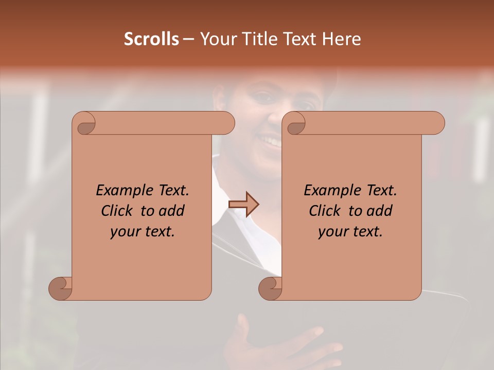 Boss Smile Agent PowerPoint Template