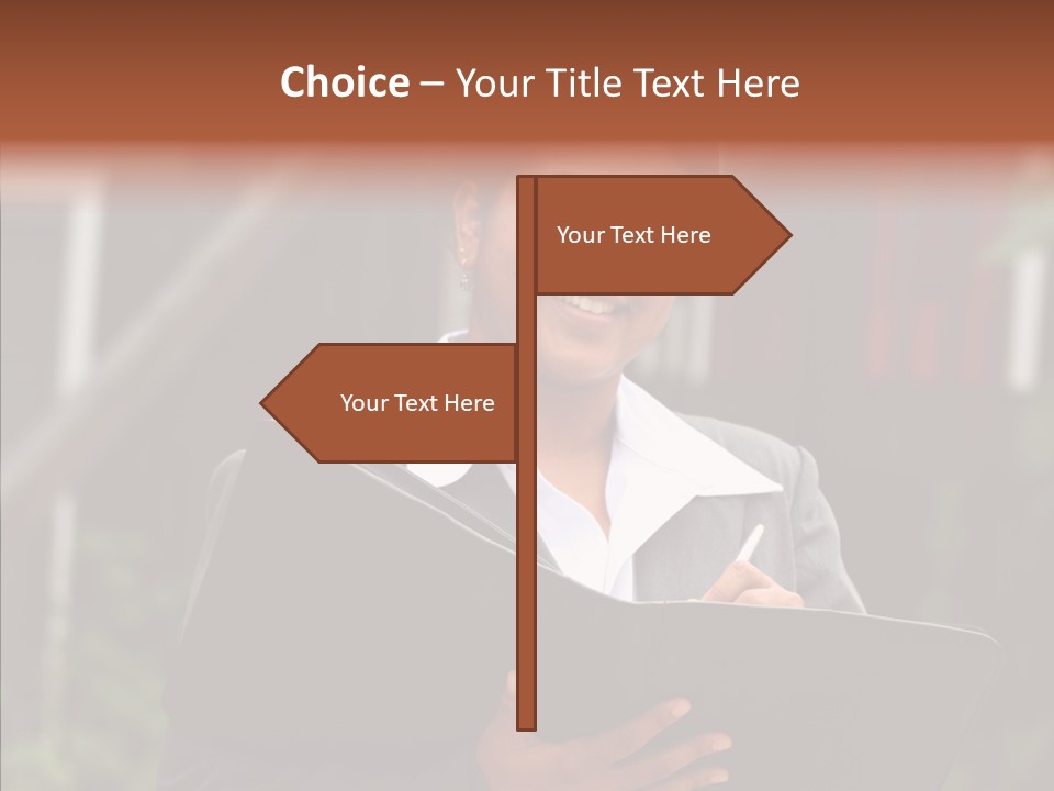 Boss Smile Agent PowerPoint Template