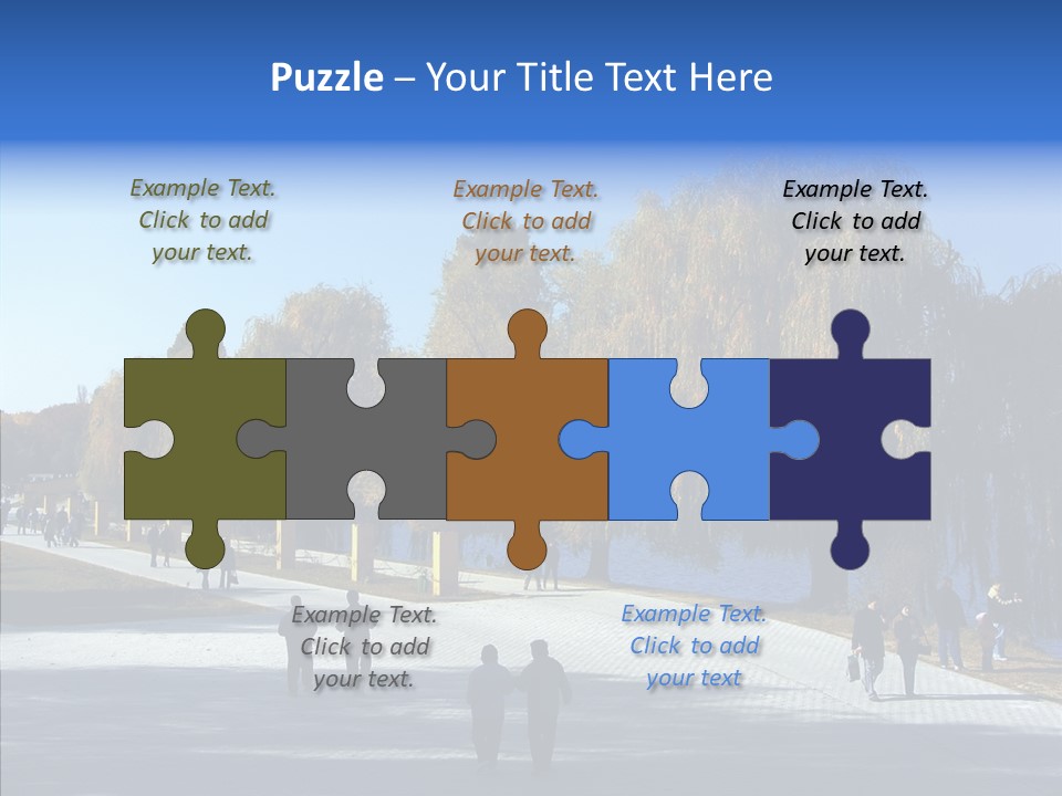 Playtime Recreation Path PowerPoint Template