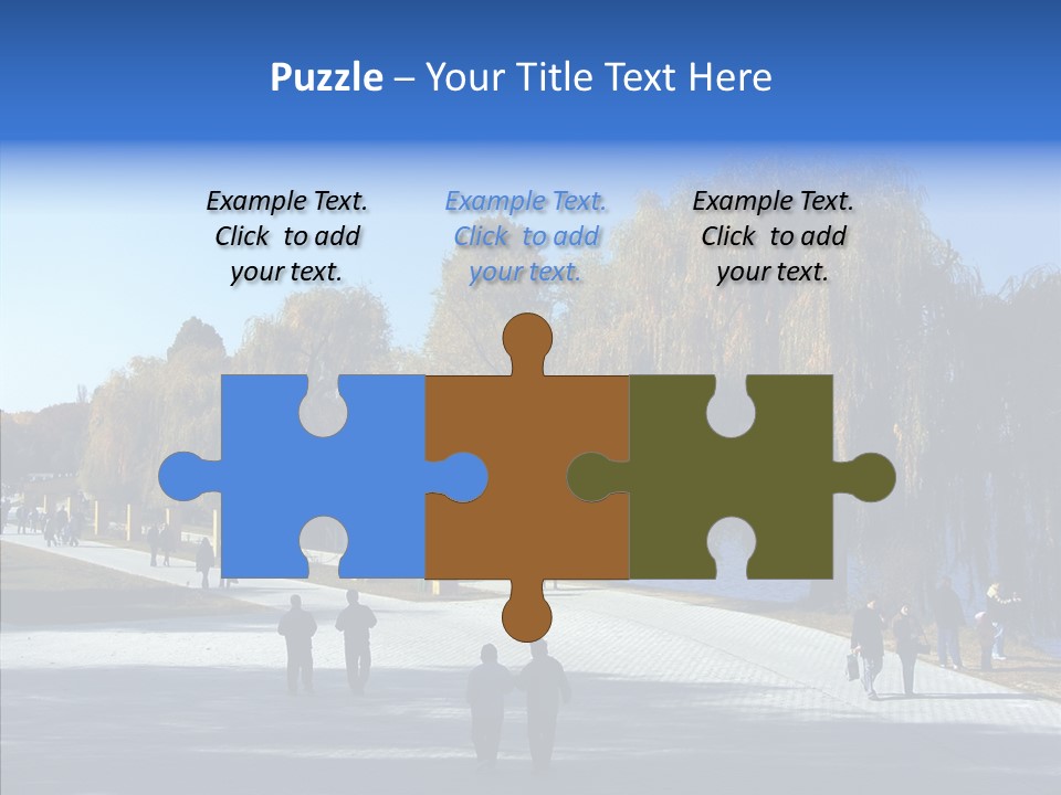 Playtime Recreation Path PowerPoint Template