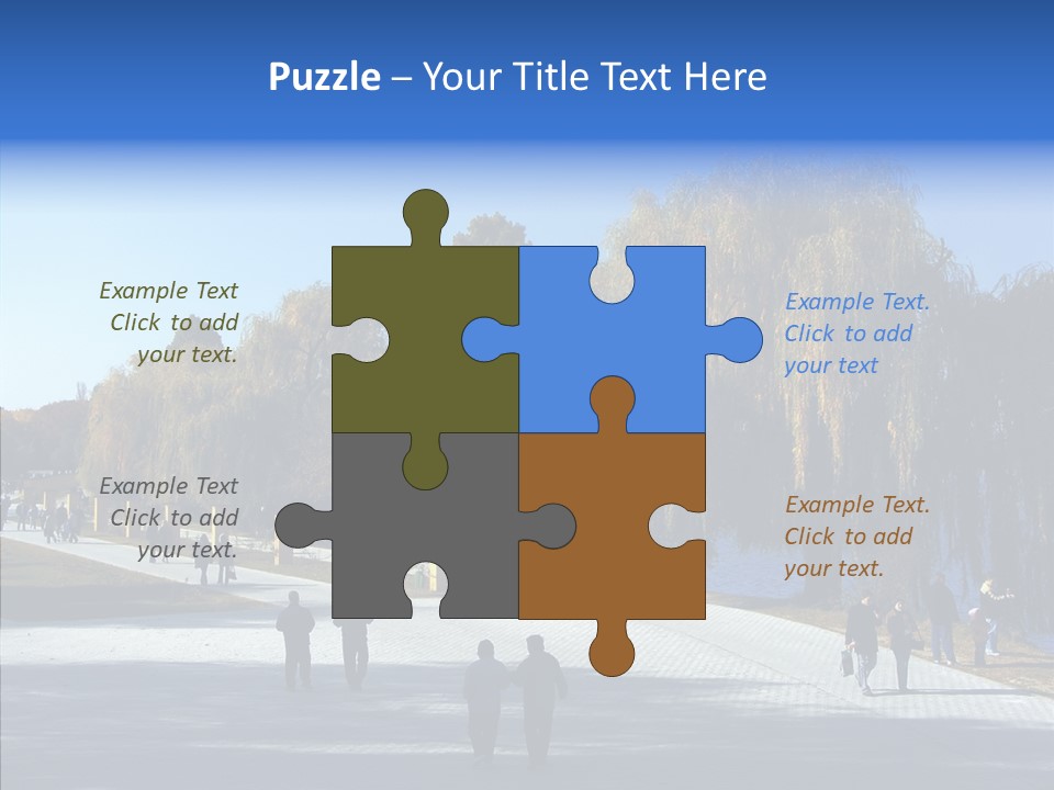 Playtime Recreation Path PowerPoint Template