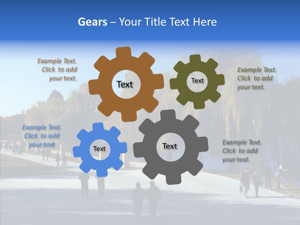 Playtime Recreation Path PowerPoint Template