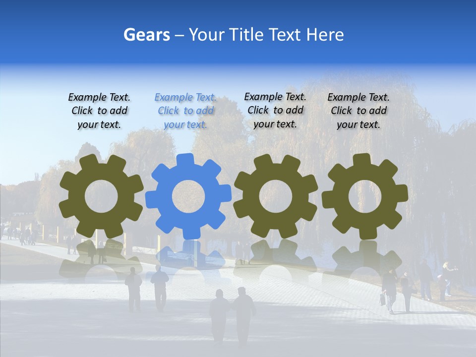 Playtime Recreation Path PowerPoint Template