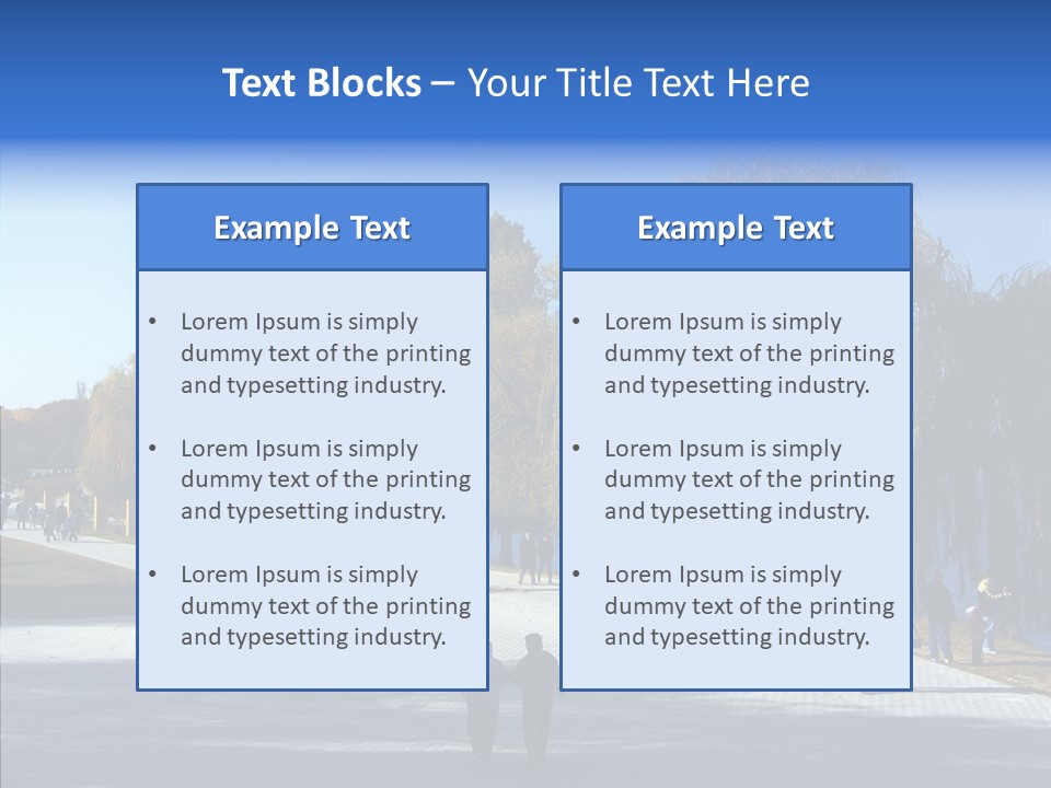 Playtime Recreation Path PowerPoint Template