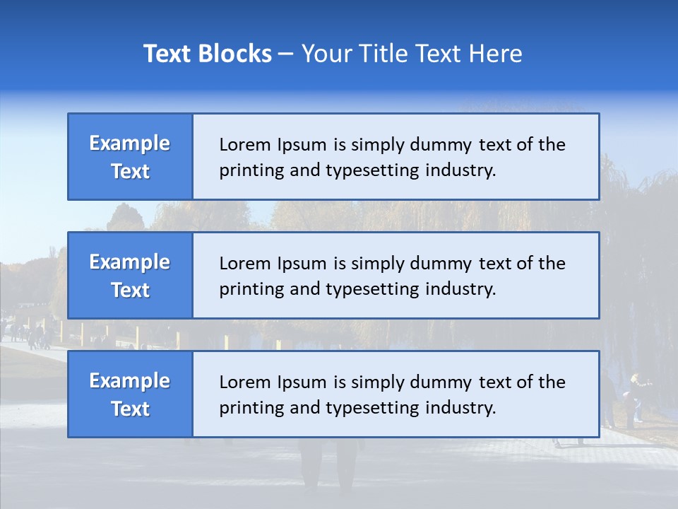 Playtime Recreation Path PowerPoint Template