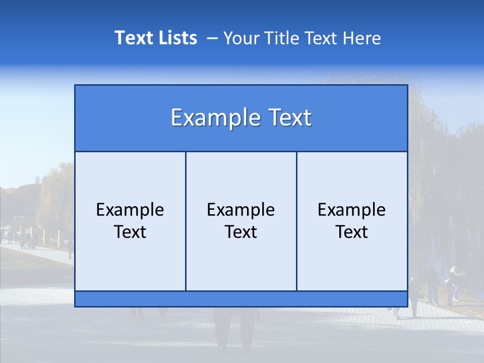 Playtime Recreation Path PowerPoint Template
