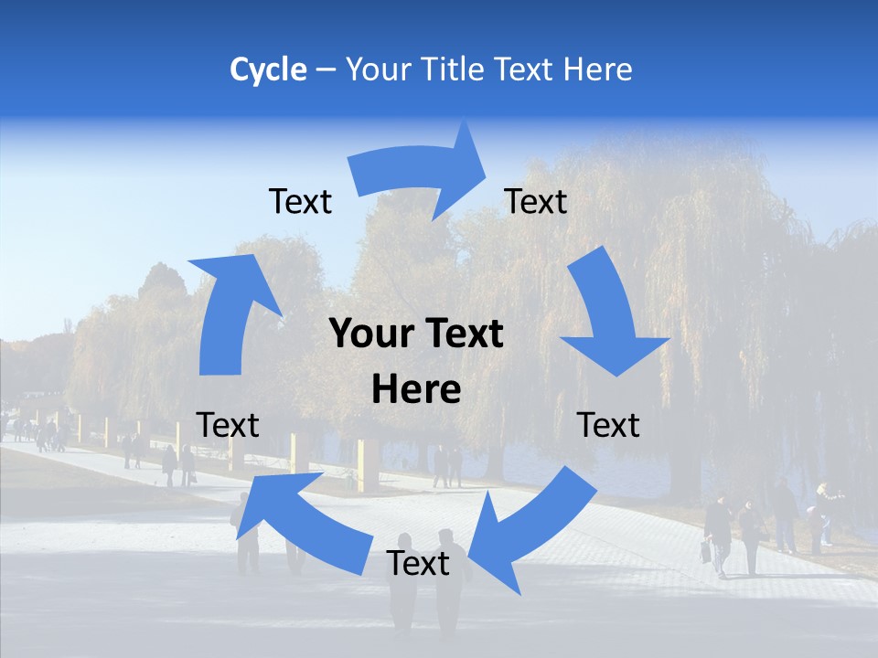 Playtime Recreation Path PowerPoint Template