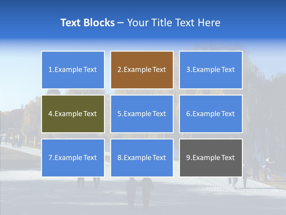 Playtime Recreation Path PowerPoint Template
