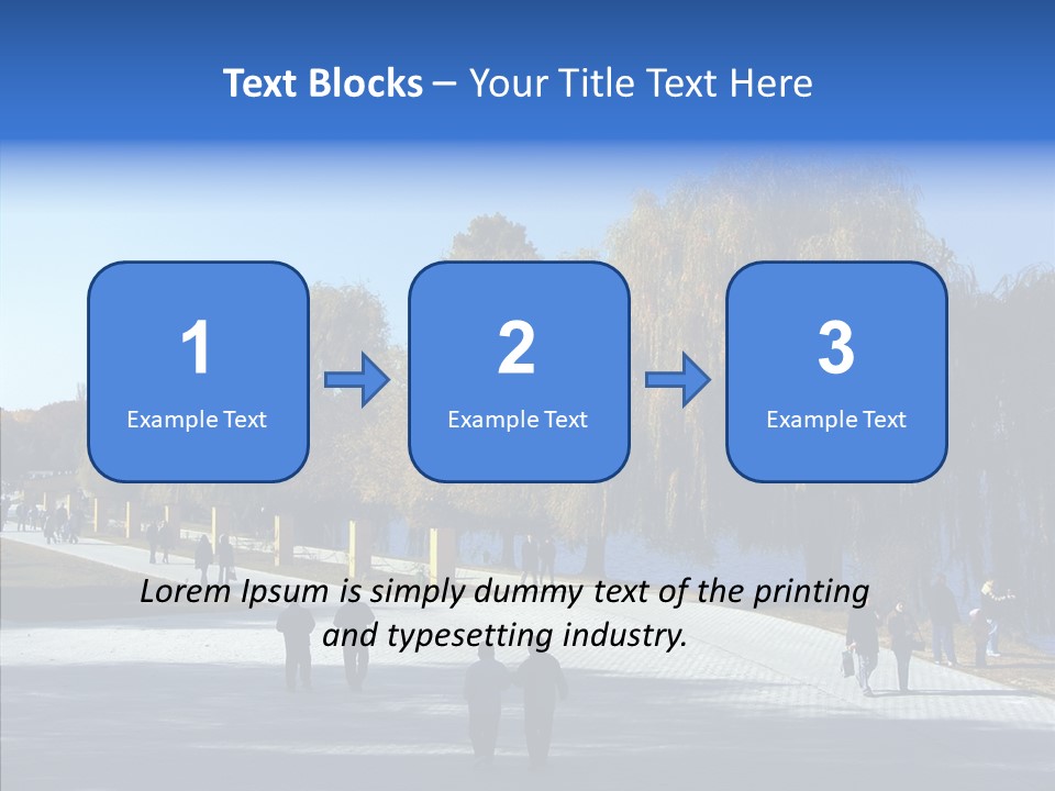 Playtime Recreation Path PowerPoint Template