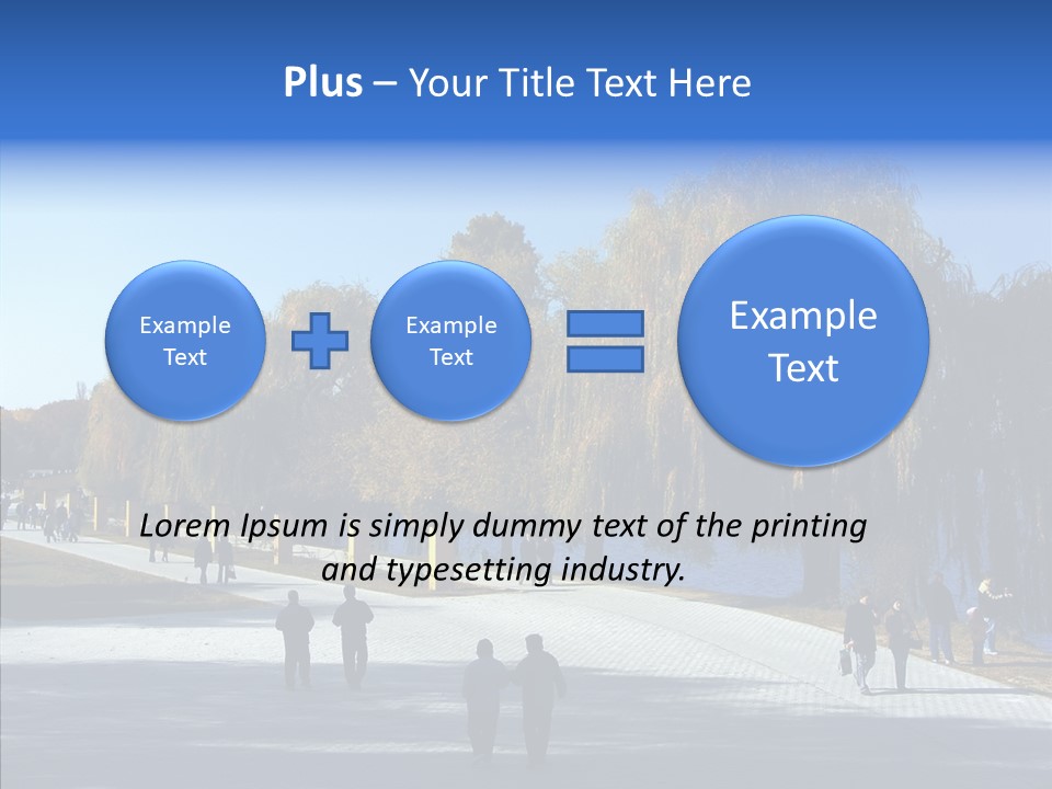 Playtime Recreation Path PowerPoint Template