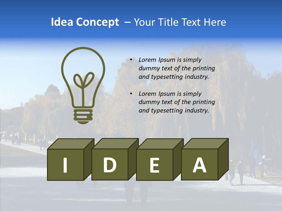 Playtime Recreation Path PowerPoint Template