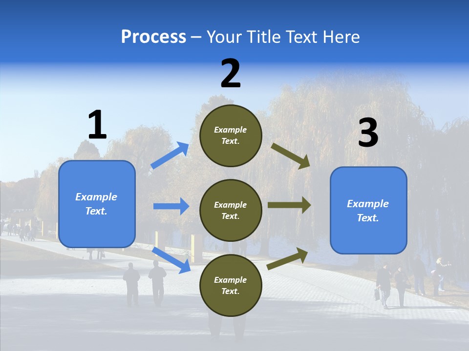Playtime Recreation Path PowerPoint Template