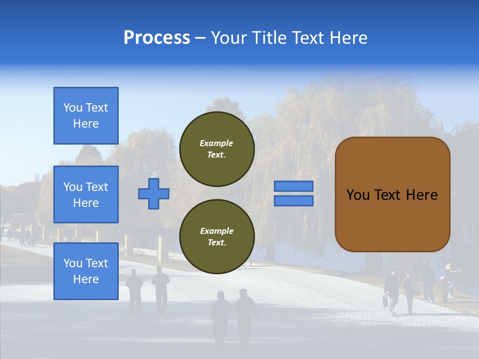 Playtime Recreation Path PowerPoint Template