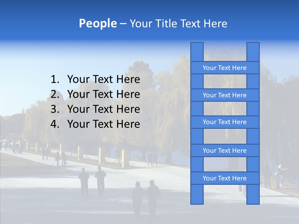 Playtime Recreation Path PowerPoint Template