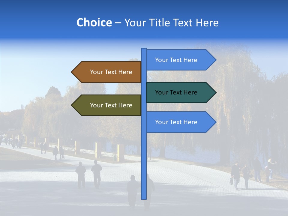 Playtime Recreation Path PowerPoint Template