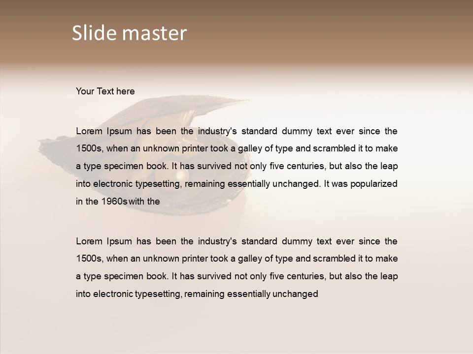 Jesus Beach Glow PowerPoint Template