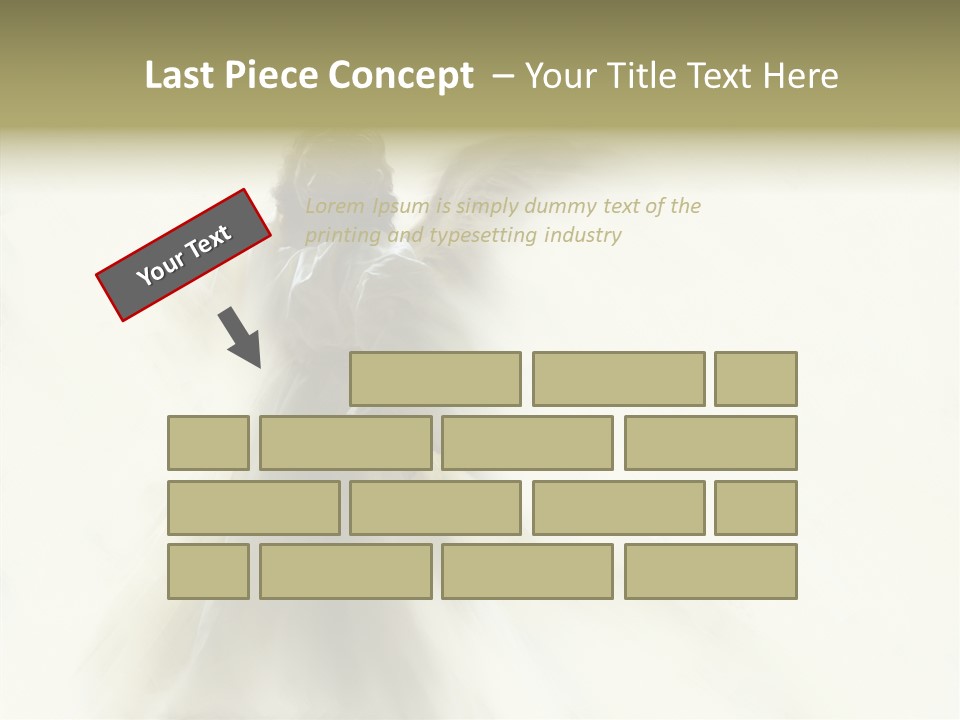 Card Wings Christmas PowerPoint Template