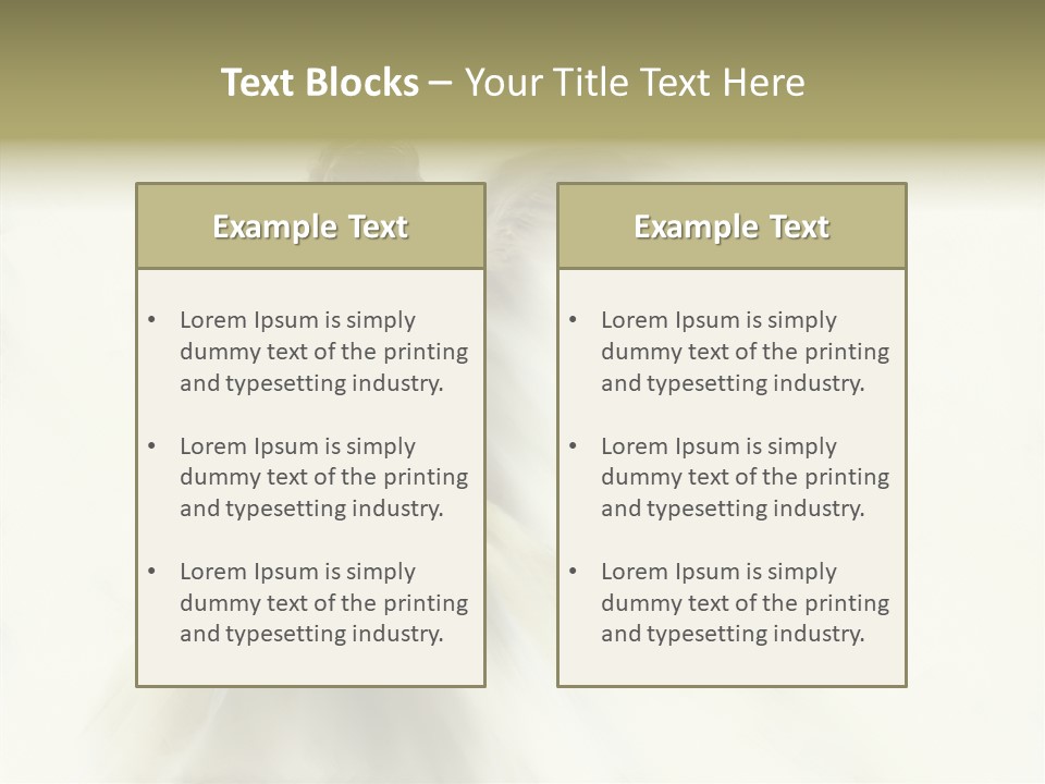 Card Wings Christmas PowerPoint Template