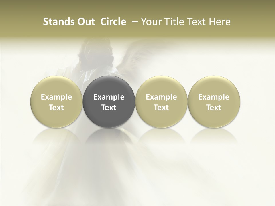 Card Wings Christmas PowerPoint Template