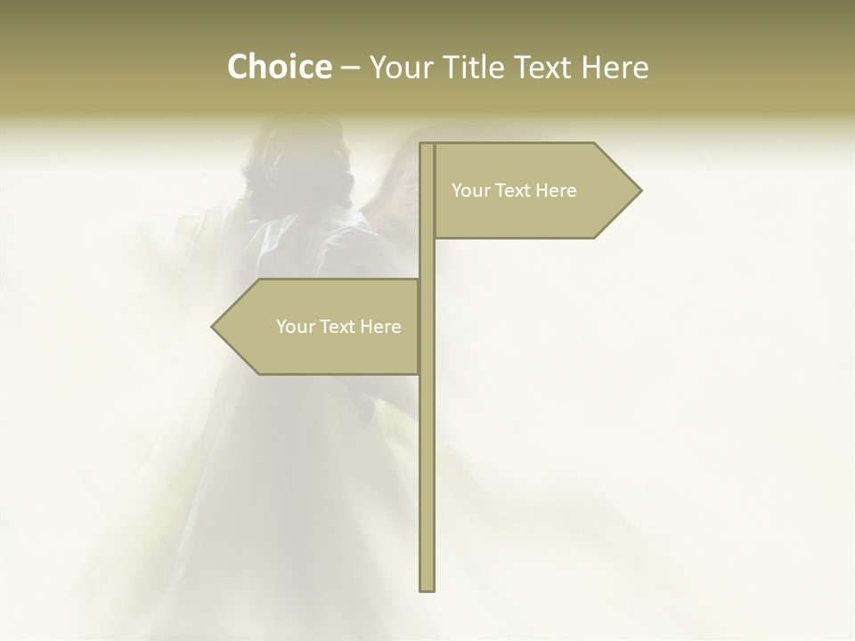 Card Wings Christmas PowerPoint Template