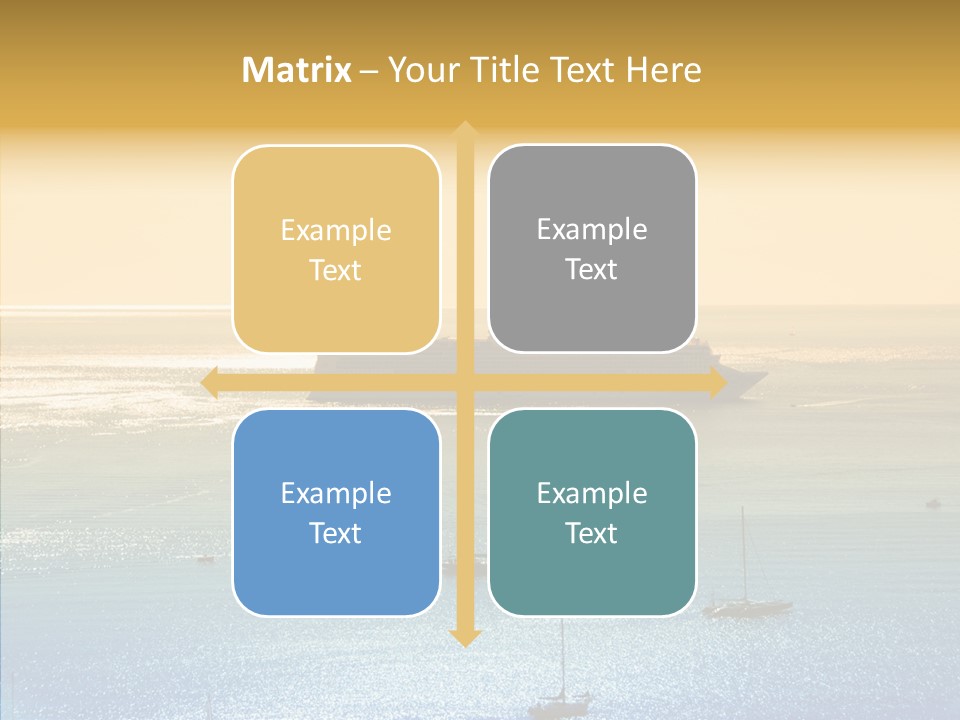 Sunrise Horizon Getaway PowerPoint Template