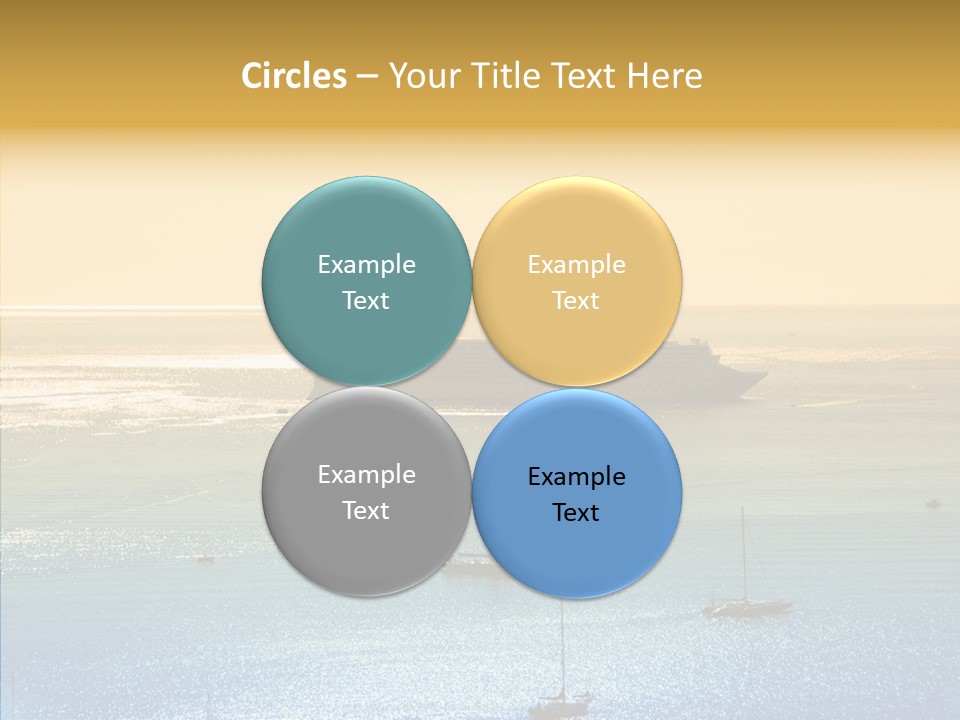 Sunrise Horizon Getaway PowerPoint Template