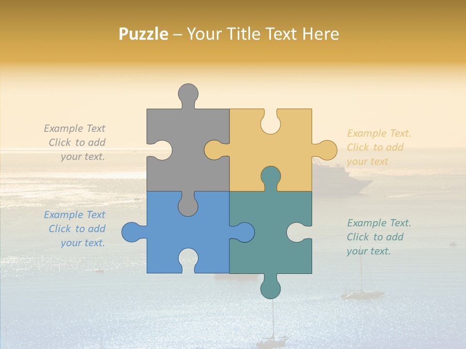 Sunrise Horizon Getaway PowerPoint Template