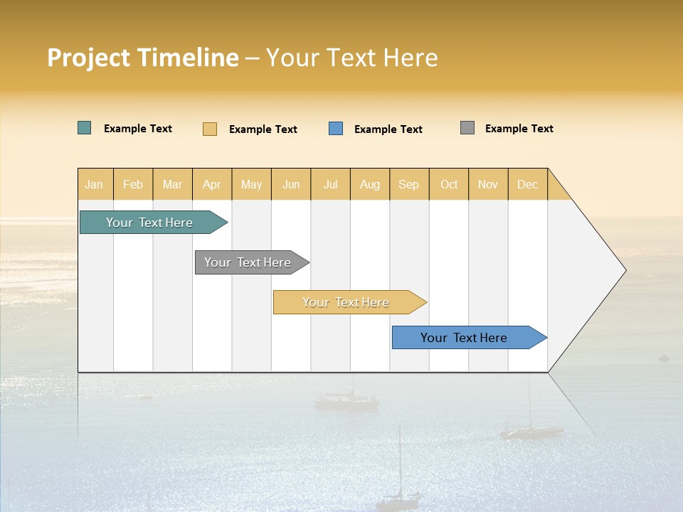 Sunrise Horizon Getaway PowerPoint Template